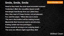 Wilfred Owen - Smile, Smile, Smile