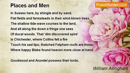 William Allingham - Places and Men