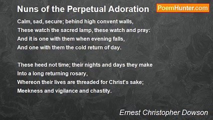 Ernest Christopher Dowson - Nuns of the Perpetual Adoration