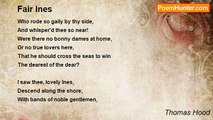Thomas Hood - Fair Ines