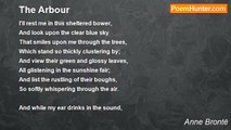 Anne Brontë - The Arbour