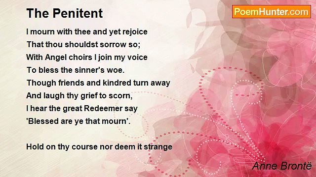 Anne Brontë - The Penitent