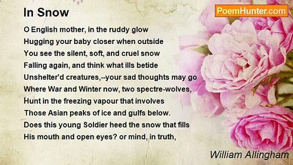 William Allingham - In Snow