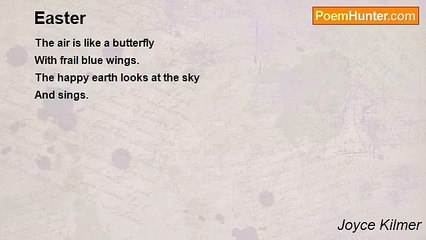 Joyce Kilmer - Easter