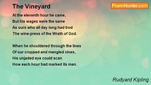 Rudyard Kipling - The Vineyard