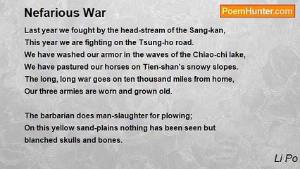 Li Po - Nefarious War
