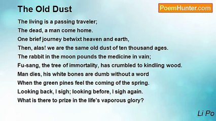 Li Po - The Old Dust