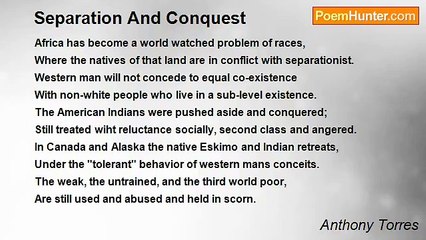 Anthony Torres - Separation And Conquest