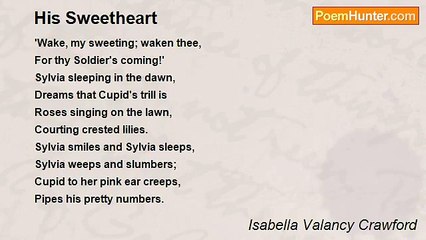 Isabella Valancy Crawford - His Sweetheart