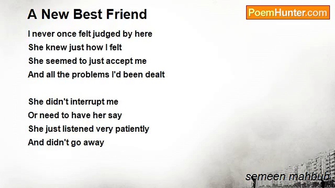 semeen mahbub - A New Best Friend