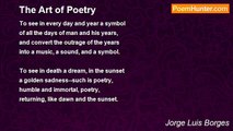 Jorge Luis Borges - The Art of Poetry
