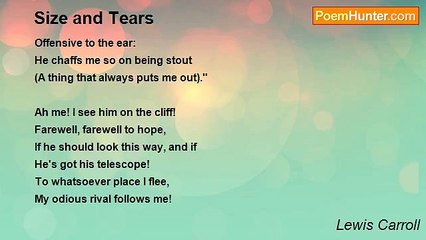 Lewis Carroll - Size and Tears