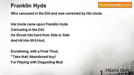 Hilaire Belloc - Franklin Hyde