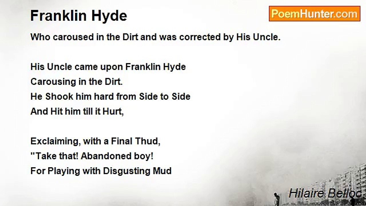 Hilaire Belloc - Franklin Hyde