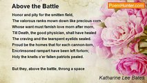 Katharine Lee Bates - Above the Battle