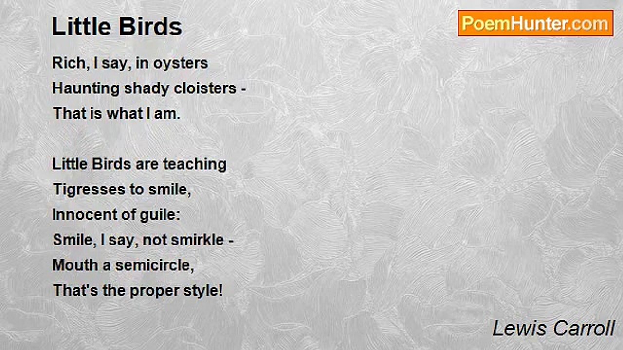 Lewis Carroll - Little Birds