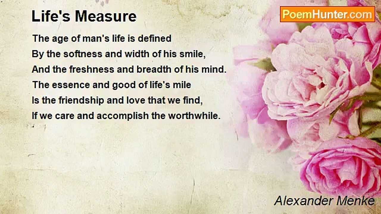 Alexander Menke - Life's Measure