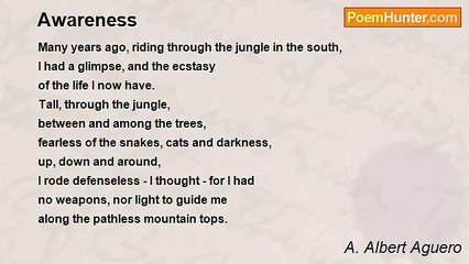 A. Albert Aguero - Awareness