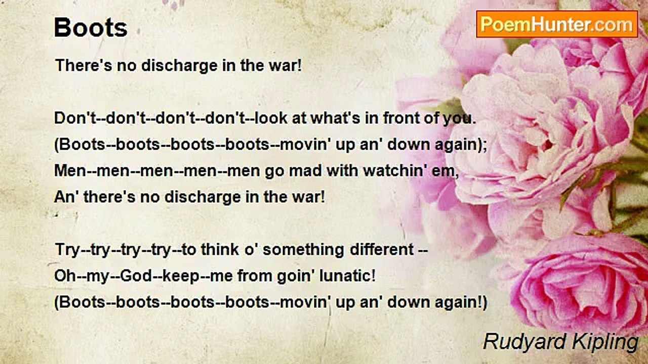 Rudyard Kipling - Boots