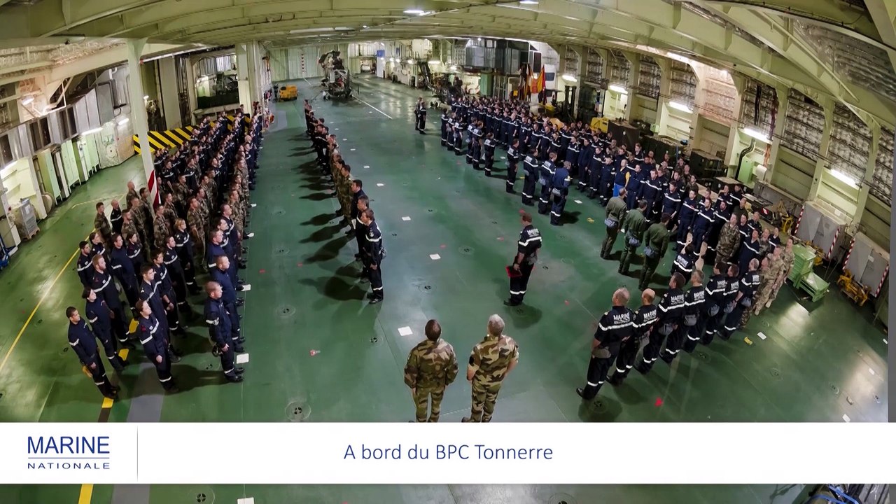 Accéléré à bord du BPC Tonnerre