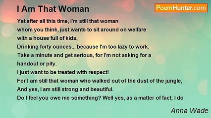 Anna Wade - I Am That Woman