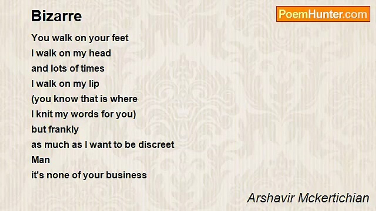 Arshavir Mckertichian - Bizarre
