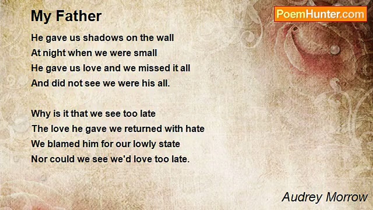 Audrey Morrow - My Father