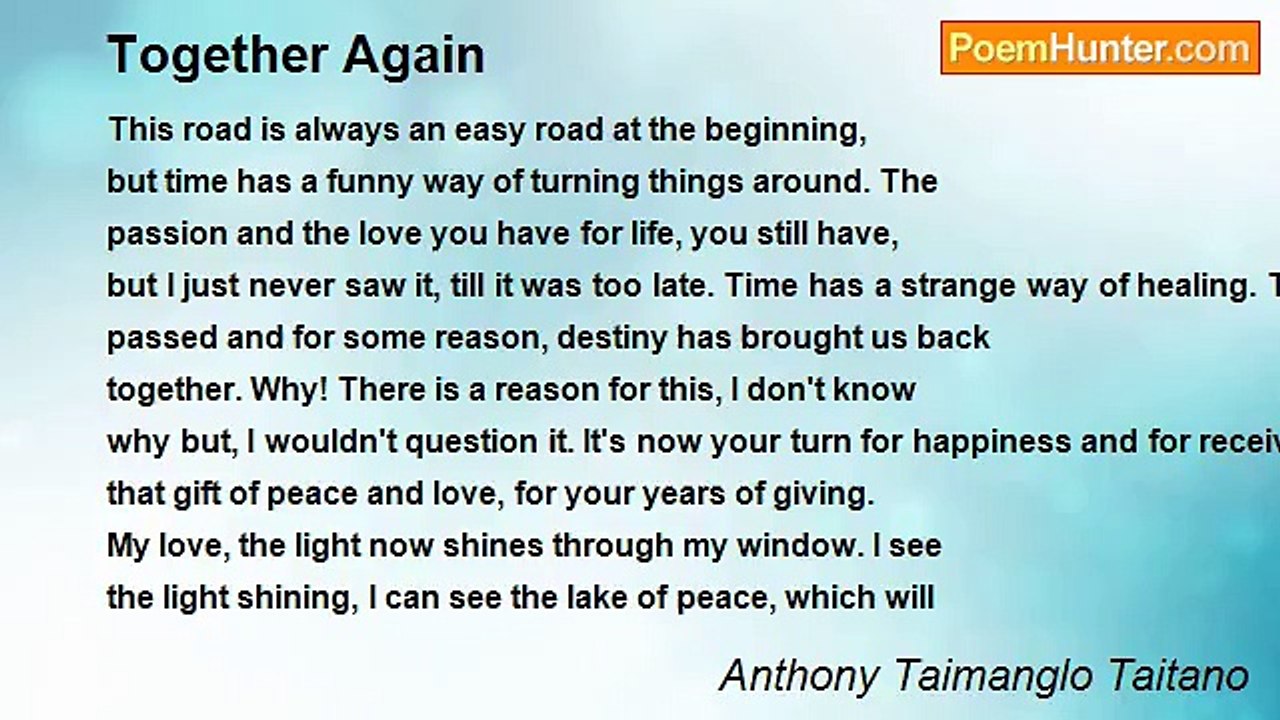 Anthony Taimanglo Taitano - Together Again
