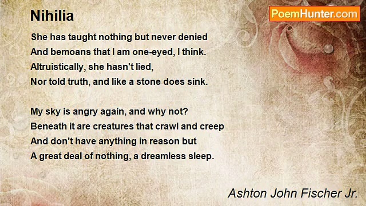 Ashton John Fischer Jr. - Nihilia