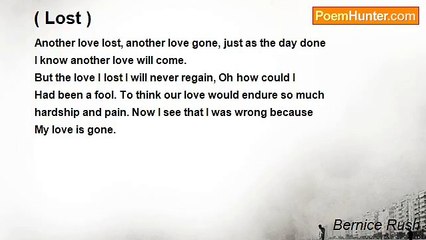 Bernice Rush - ( Lost )
