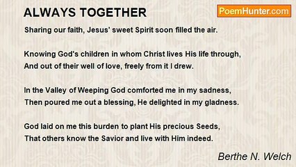 Berthe N. Welch - ALWAYS TOGETHER