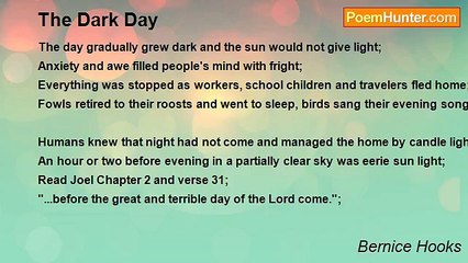 Bernice Hooks - The Dark Day