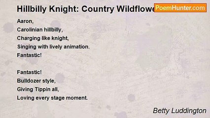 Betty Luddington - Hillbilly Knight: Country Wildflower