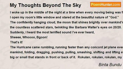 Binta Bundu - My Thoughts Beyond The Sky