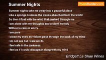 Bridgett La Shae Wines - Summer Nights