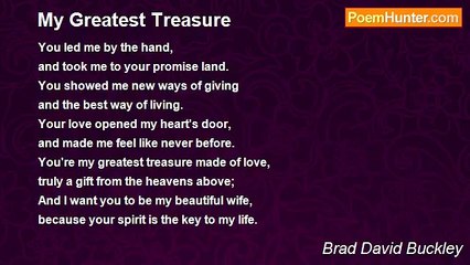 Brad David Buckley - My Greatest Treasure