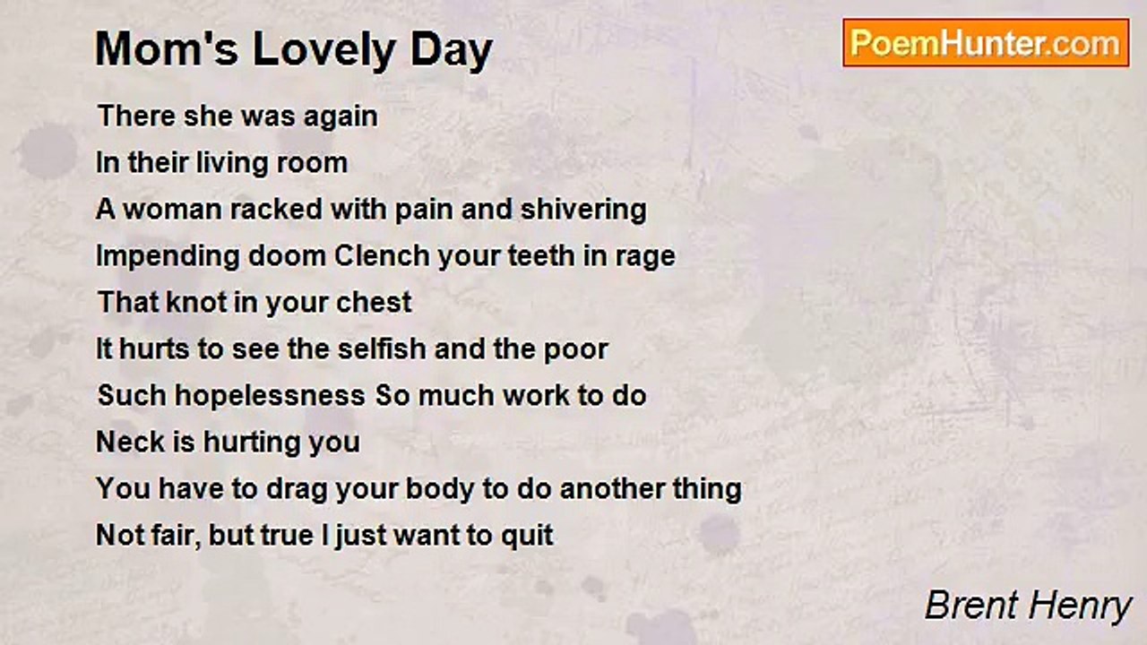 Brent Henry - Mom's Lovely Day