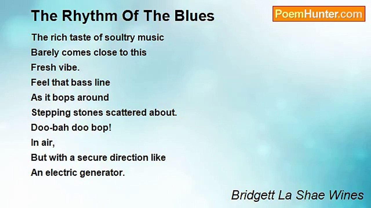 Bridgett La Shae Wines - The Rhythm Of The Blues