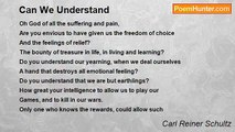 Carl Reiner Schultz - Can We Understand