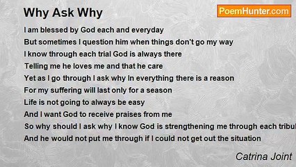 Catrina Joint - Why Ask Why