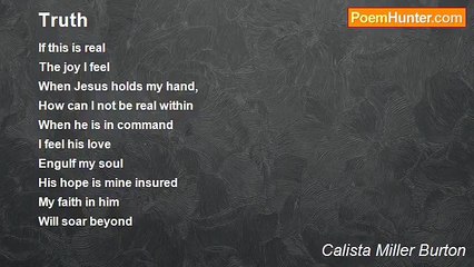 Calista Miller Burton - Truth