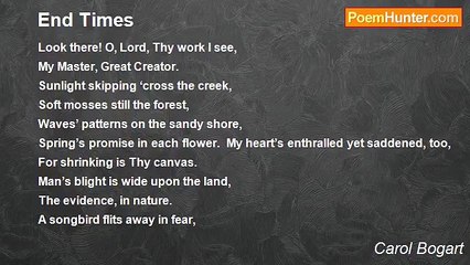 Carol Bogart - End Times