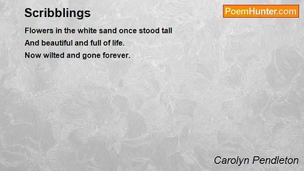 Carolyn Pendleton - Scribblings