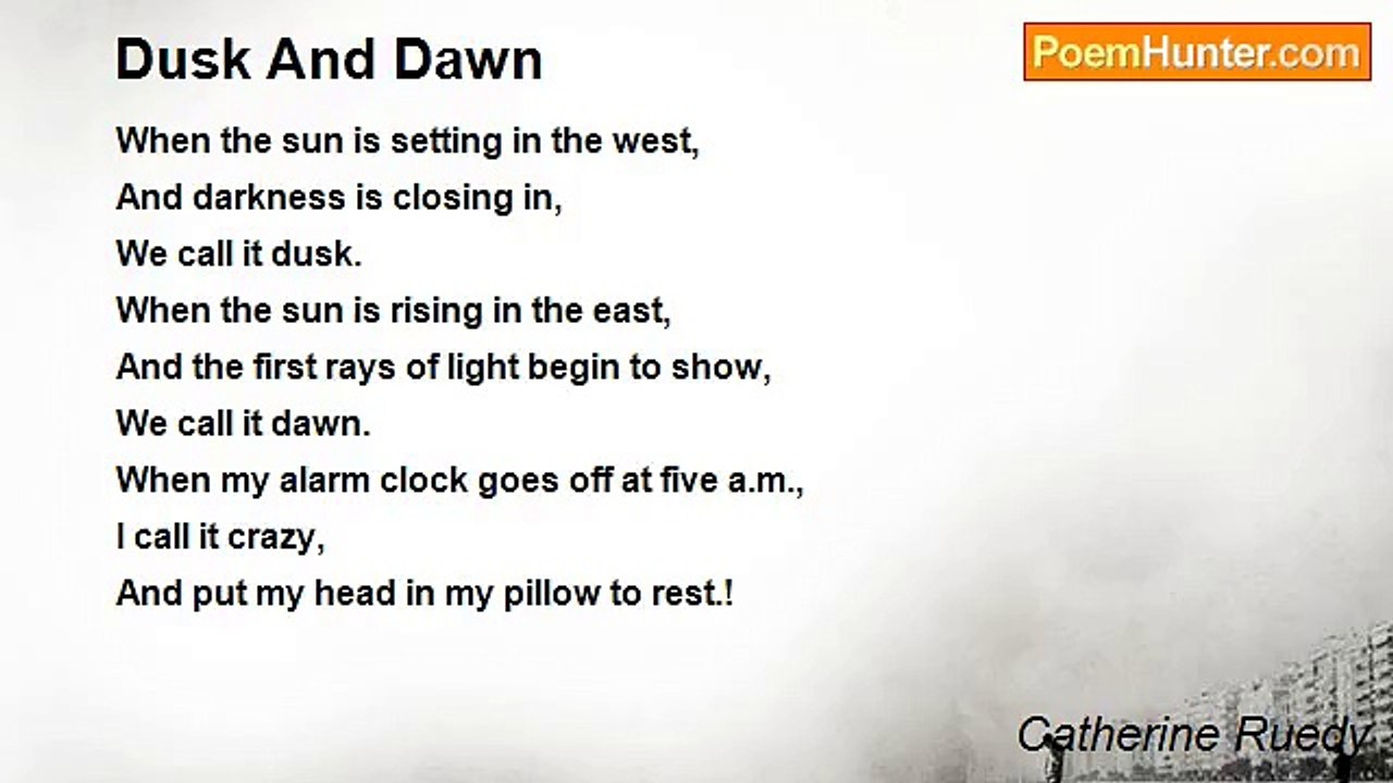 Catherine Ruedy - Dusk And Dawn