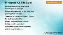 Christopher Pacini - Whispers Of The Soul