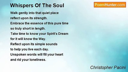 Christopher Pacini - Whispers Of The Soul