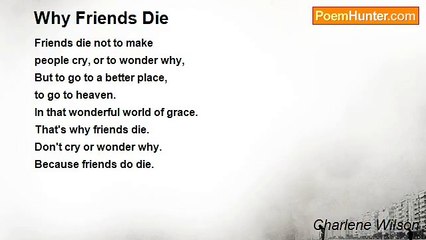 Charlene Wilson - Why Friends Die