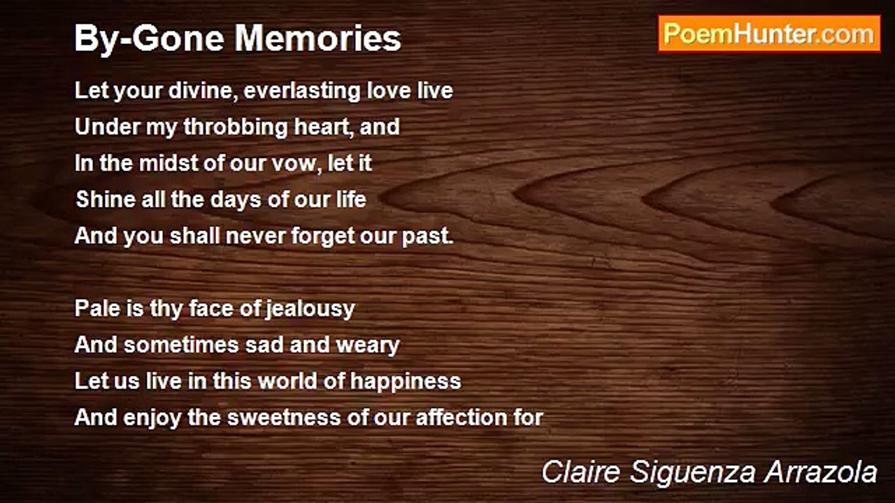 Claire Siguenza Arrazola - By-Gone Memories