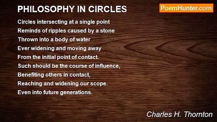 Charles H. Thornton - PHILOSOPHY IN CIRCLES