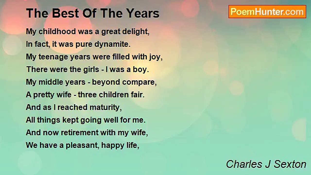Charles J Sexton - The Best Of The Years
